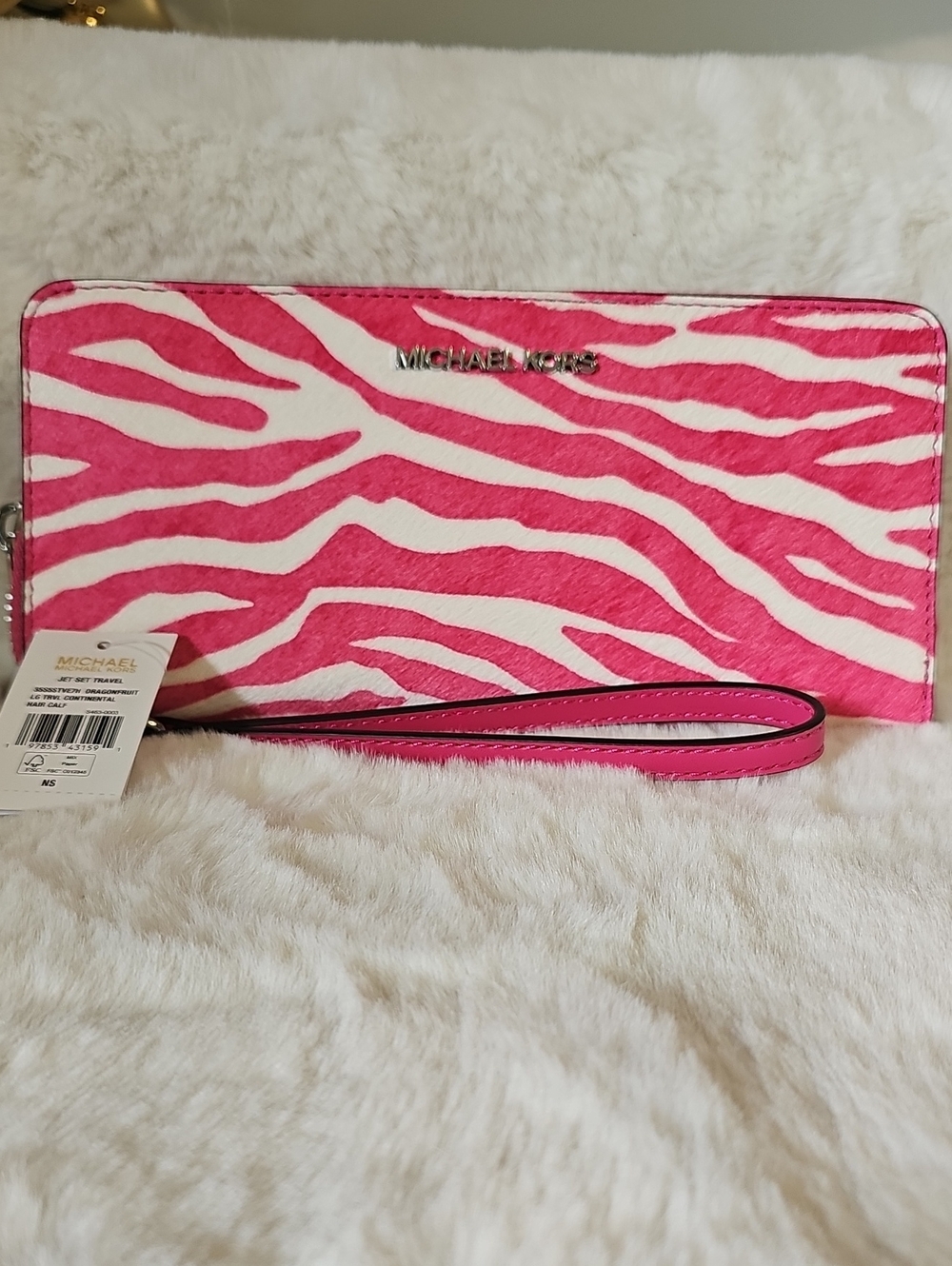 NEW! Michael Kors Jet Set Continental Wallet - Picture 2 of 14